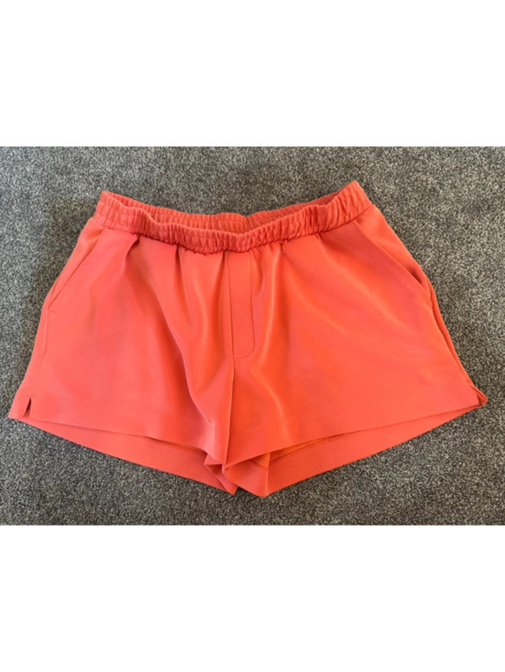 Women’s A New Day Orange (softest ever) sweatpant shorts Large